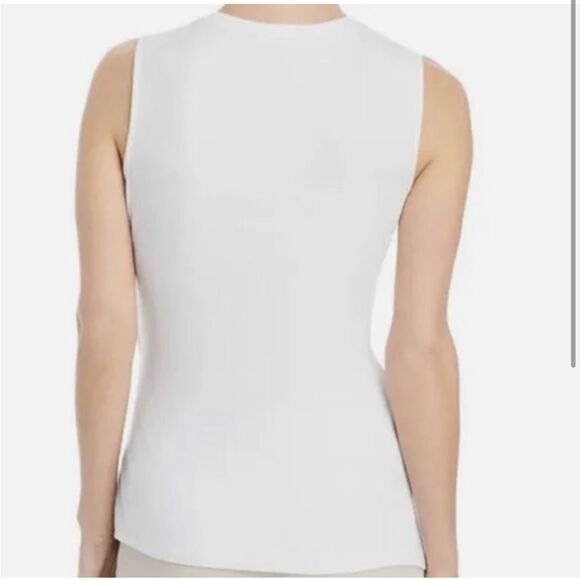 Kobe Halperin Twist Front Emilee sleeveless Tank Top in White Size Small NWT - Picture 2 of 11